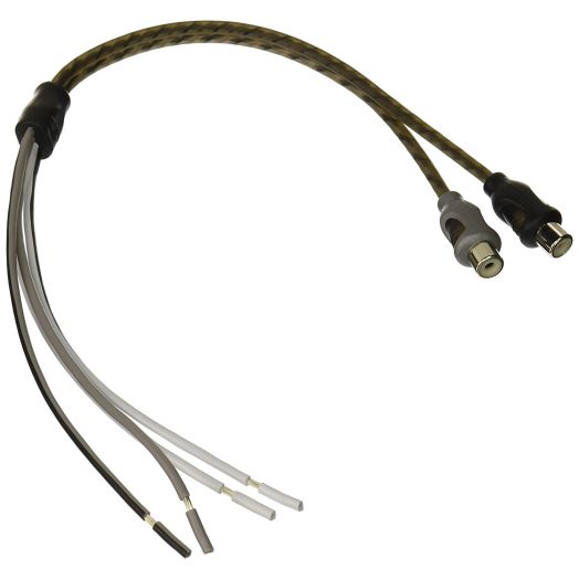 Rockford Fosgate Speaker Line To Female RCA Adapter