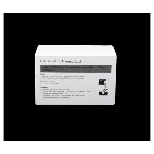 50pk Presaturated Swipe Head Cleaning Cards (Dual Side)