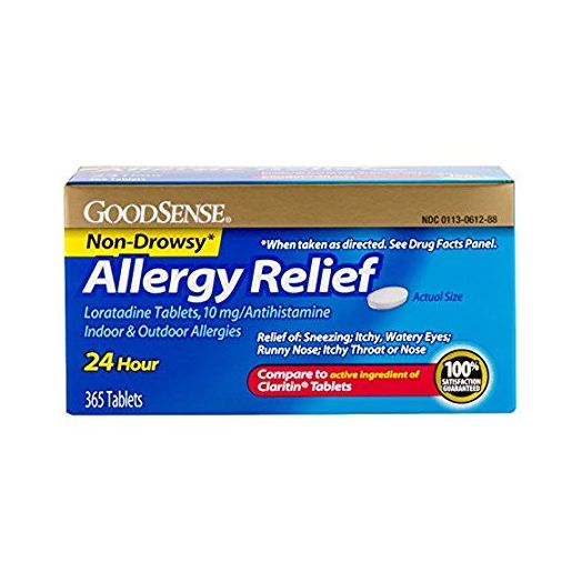 GoodSense Allergy Relief Loratadine Tablets, 10 mg, 365 Count