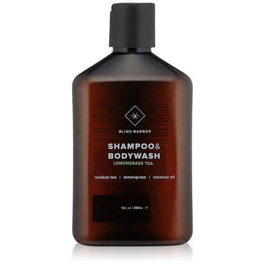 Blind Barber Lemongrass Tea Shampoo and Bodywash, 12 Fl oz