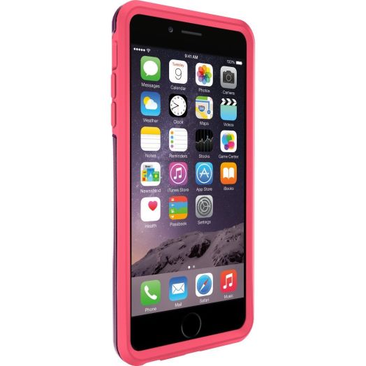 OtterBox SYMMETRY SERIES Case for iPhone 6 Plus/6s Plus (5.5"  Version) - Retail Packaging - DAMSON BERRY (DAMSON PURPLE/BLAZE PINK)