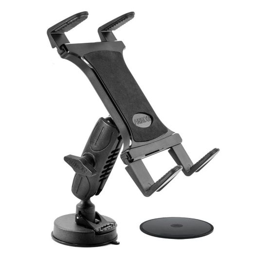 Arkon Sticky Suction Tablet Mount for Apple iPad Air 2 iPad Pro iPad 4 3 Galaxy Tablets Retail Black