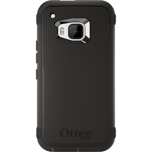 OtterBox Defender Case for HTC One M9 - Retail Packaging - Black (Black/Black)