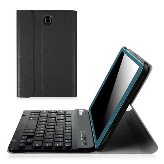 Fintie Samsung Galaxy Tab A 8.0 (2015) Keyboard Case - Slim Shell Light Weight Stand Cover with Magnetically Detachable Wireless Bluetooth Keyboard for Tab A 8.0 (NOT Fit 2017 Tab A 8.0), Black