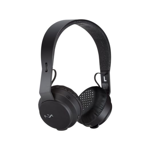 House of Marley EM-JH101-BK Rebel BT Bluetooth Headphones, Black