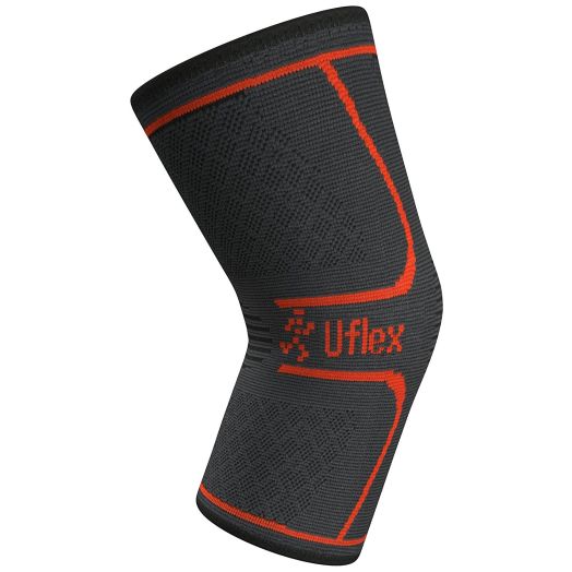 UFlex Athletics Knee Compression Sleeve Support for Running, Jogging, Sports, Joint Pain Relief, Arthritis and Injury Recovery-Single Wrap