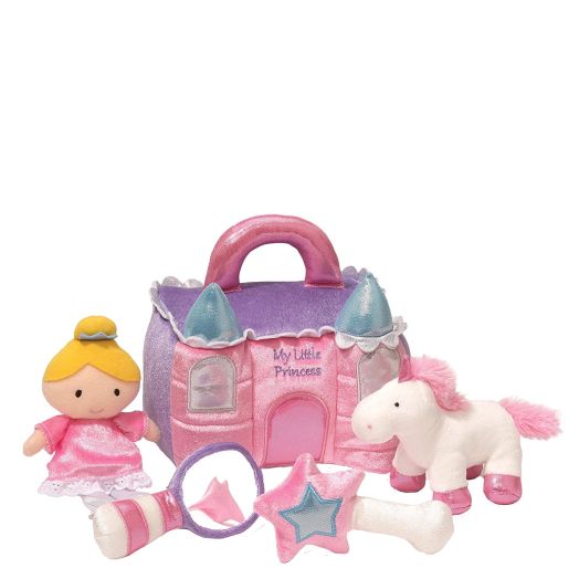 Gund Baby Princess Castle Playset Toy, 8" 