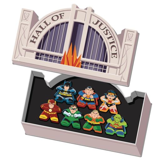 Cryptozoic Mighty Meeples DC Justice League Collection Tin