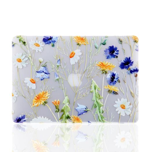 iDonzon MacBook Air 13 Case, Matte Clear See Through Hard Case Cover for MacBook Air 13 inch (Model: A1369 and A1466) - Floral Pattern
