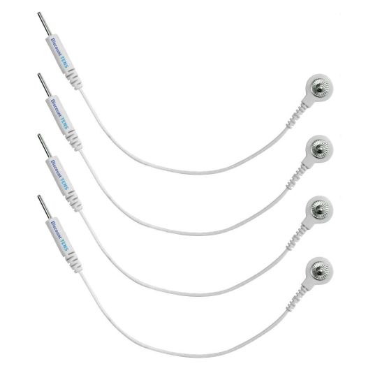 Tens Lead Wire Adapters - Convert 3.5mm Snap to 2mm Pin - (Quan: 4) Discount Tens Brand