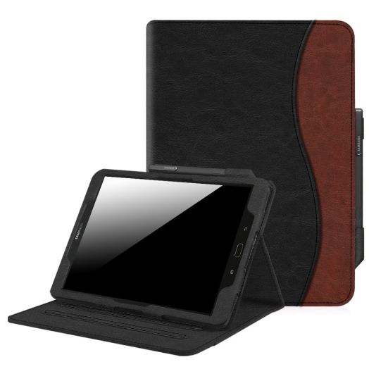 Fintie Samsung Galaxy Tab S3 9.7 Case, [Corner Protection] Multi-Angle Viewing Stand Cover Packet with S Pen Protective Holder Auto Sleep / Wake for Tab S3 9.7(SM-T820/T825/T827), Dual Color