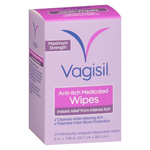 Vagisil Anti-Itch Medicated Wipes