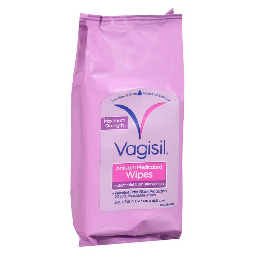 Vagisil Anti-Itch Medicated Wipes
