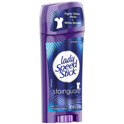 Lady Speed Stick by Mennen Stainguard Antiperspirant Deodorant Powder Fresh