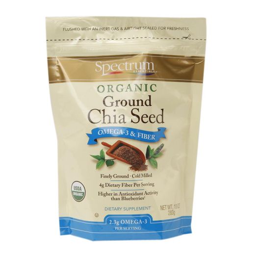 Spectrum Essentials Organic Ground Chia Seed Omega-3 & Fiber