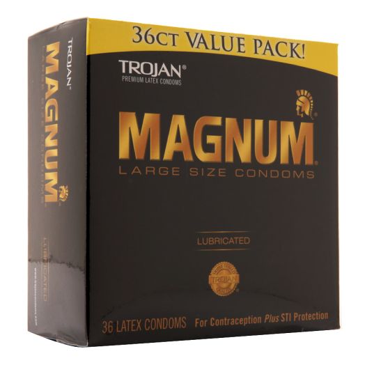 Trojan Magnum Lubricated Latex Condoms Large