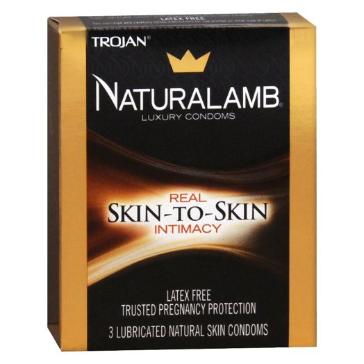 Trojan Naturalamb Lubricated Natural Skin Luxury Condoms