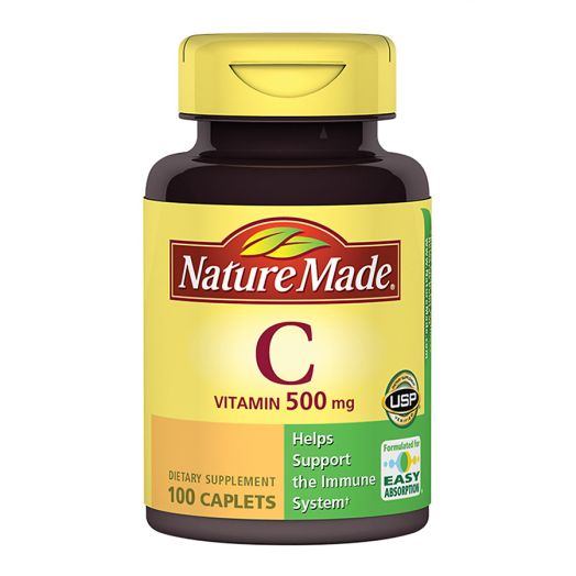 Nature Made Vitamin C 500 mg Dietary Supplement Caplets