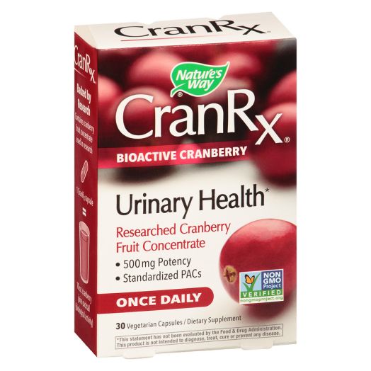 Nature's Way CranRx Bioactive Cranberry Dietary Supplement Vcaps