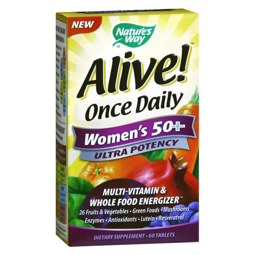 Nature's Way Alive! Once Daily Women's 50+ Ultra Potency Multivitamin, Tablets