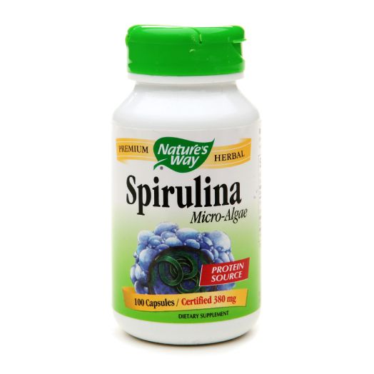 Nature's Way Spirulina Micro-Algae 380mg, Capsules