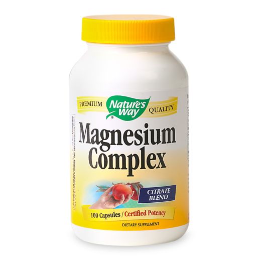 Nature's Way Magnesium Complex Dietary Supplement Capsules
