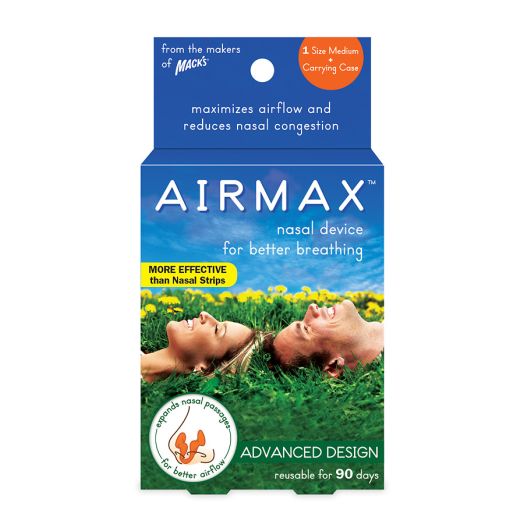 Mack's Airmax Nasal Device for Better Breathing Medium