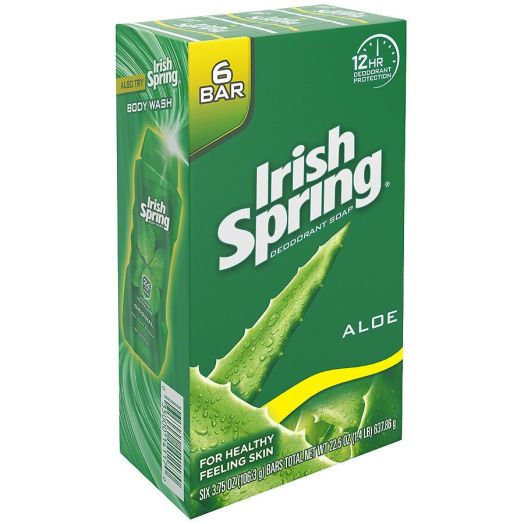 Irish Spring Deodorant Soap Bars Aloe