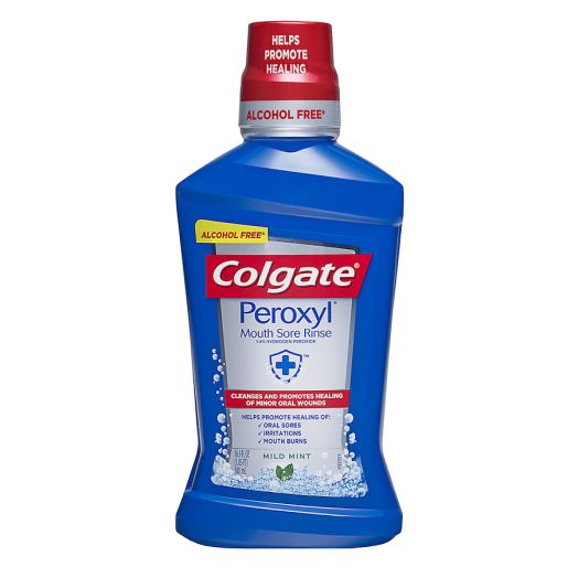 Colgate Peroxyl Mouth Sore Rinse Mild Mint