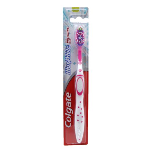 Colgate MaxWhite Full Head Toothbrush, Medium Medium Full Head