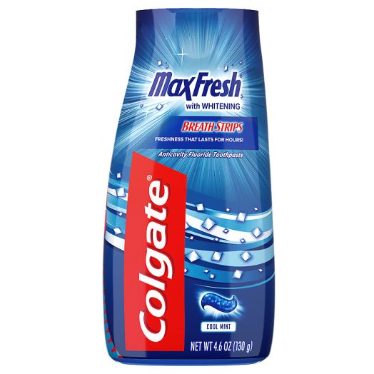 Colgate MaxFresh Fluoride Toothpaste Cool Mint