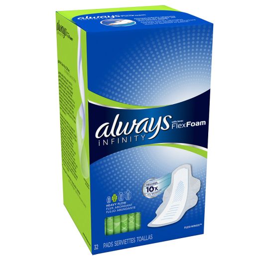 Always Infinity Heavy Flow Pads with Flexi-Wings