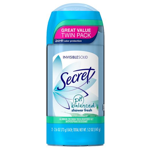 Secret Invisible Solid Antiperspirant & Deodorant Shower Fresh