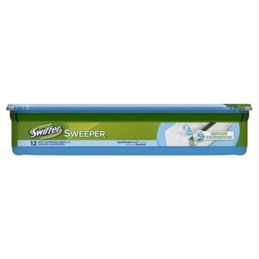 Swiffer Sweeper Wet Mopping Cloths Refills Open Window Fresh