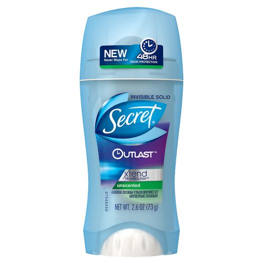 Secret Outlast Antiperspirant/Deodorant Invisible Solid Unscented