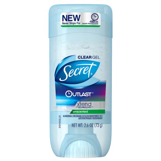 Secret Outlast Clear Gel Women's Antiperspirant & Deodorant Unscented