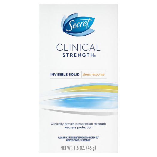 Secret Clinical Strength Antiperspirant & Deodorant Invisible Solid Stress Response
