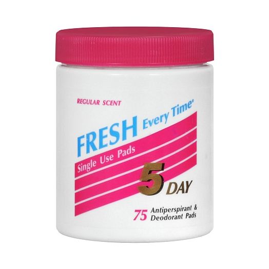5 Day Antiperspirant & Deodorant Pads Regular