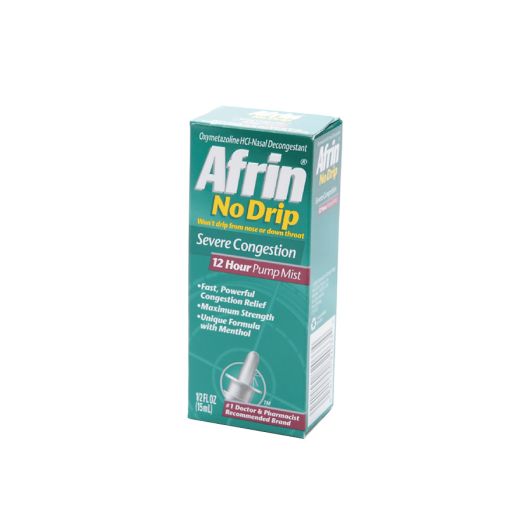 Afrin No Drip 12 Hour Pump Mist, Severe Congestion