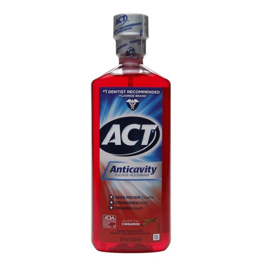 ACT Anticavity Mouthwash Alcohol Free Cinnamon
