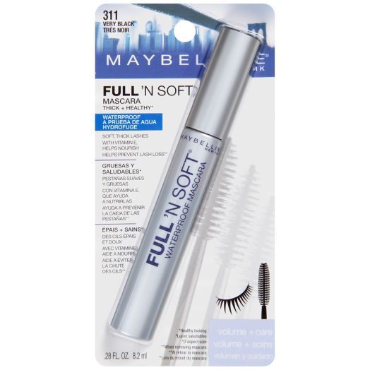 Maybelline Full 'N Soft Waterproof Mascara,Very Black