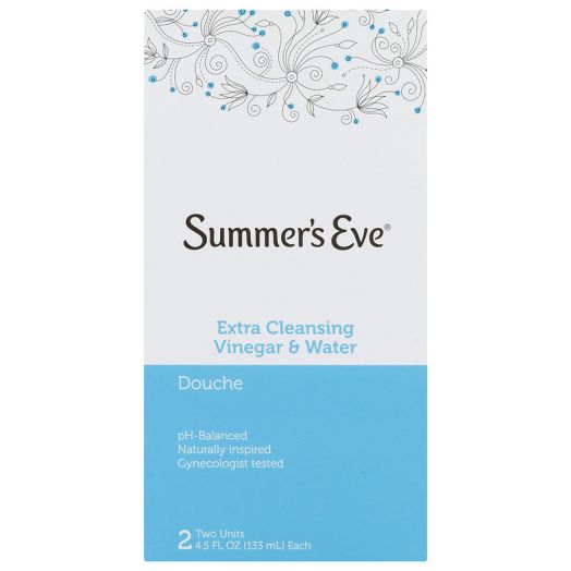 Summer's Eve Douche, Extra Cleansing Vinegar & Water, Twin Pack