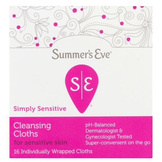 Summer's Eve Feminine Cleansing Cloths for Sensitive Skin