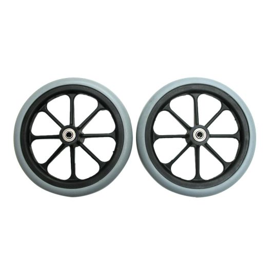 Karman 8x1in Front Caster with 5/16in Bearing Black