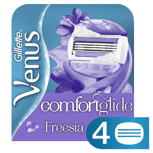 Gillette Venus ComfortGlide Womens Razor Refills Freesia