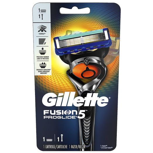 Gillette Fusion ProGlide Manual Razor with Flexball Technology & One Manual Razor Refill