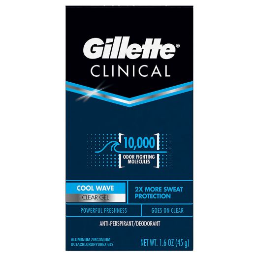 Gillette Clinical Endurance Clear Gel Antiperspirant & Deodorant Cool Wave