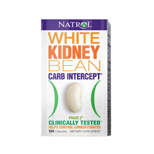 Natrol Carb Intercept with Phase 2 White Kidney Bean Extract Dietary Supplement