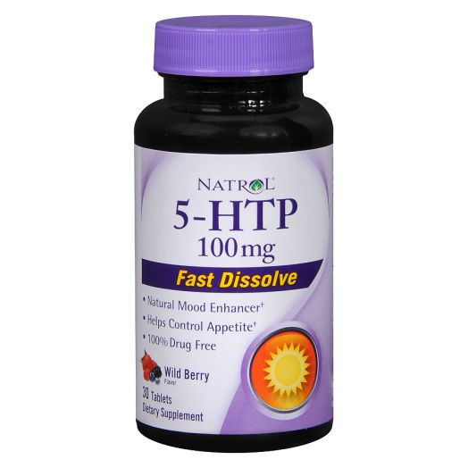 Natrol 5-HTP 100mg Fast Dissolve Tablets Berry