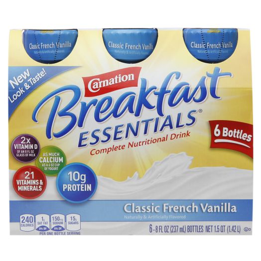 Carnation Breakfast Essentials Complete Nutritional Drink French Vanilla